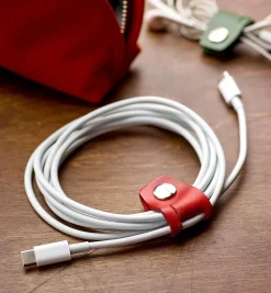 Lee Valley Mobile Device Accessories>Leather Cord Keepers