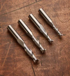 Lee Valley Power Tool Accessories>Leigh Solid Carbide Spiral Upcut Bits, 1/2" Shank