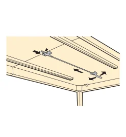 Lee Valley Table Hardware>Lever Table Lock