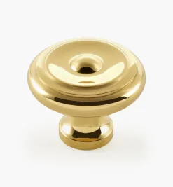 Lee Valley Knobs>Liberty Brass Top Rings Knob