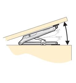 Lee Valley Table Hardware>Lift-Up Ratchet Supports