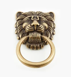 Lee Valley Pulls>Lion's Head Ring Pulls