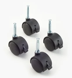 Lee Valley Casters & Wheels>Locking Stem Portable Stand Casters