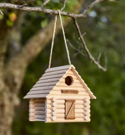 Lee Valley Habitats>Log Cabin Birdhouse Kit