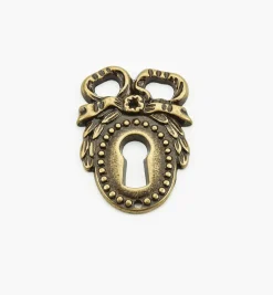 Lee Valley Escutcheons>Louis XVI Ribbon Vertical Escutcheon