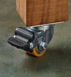 Lee Valley Casters & Wheels>Low-Profile Polyurethane Caster With Brake