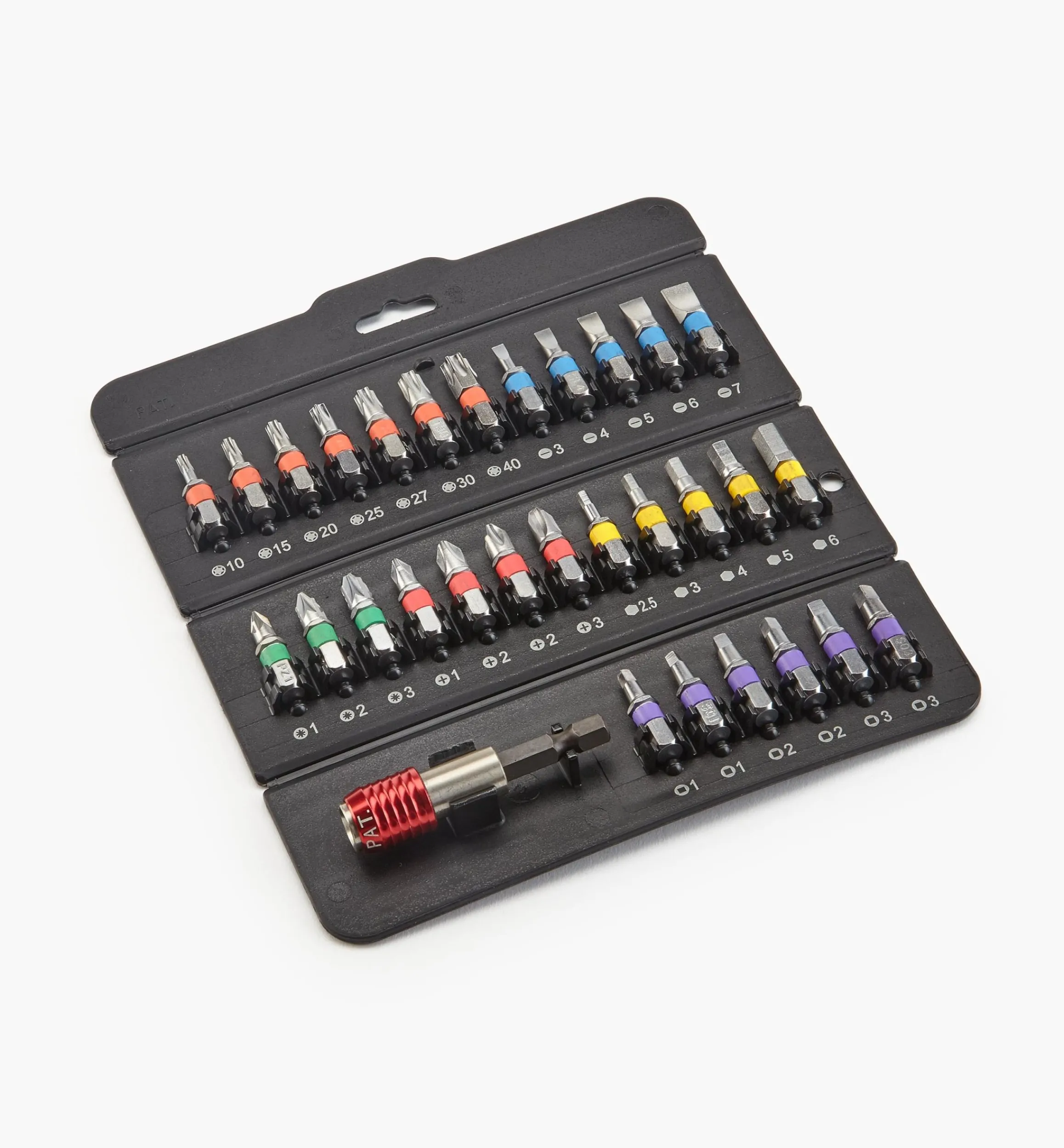 Lee Valley Magnets|Magnets>Magnetic Holder & 1/4" Bit Set