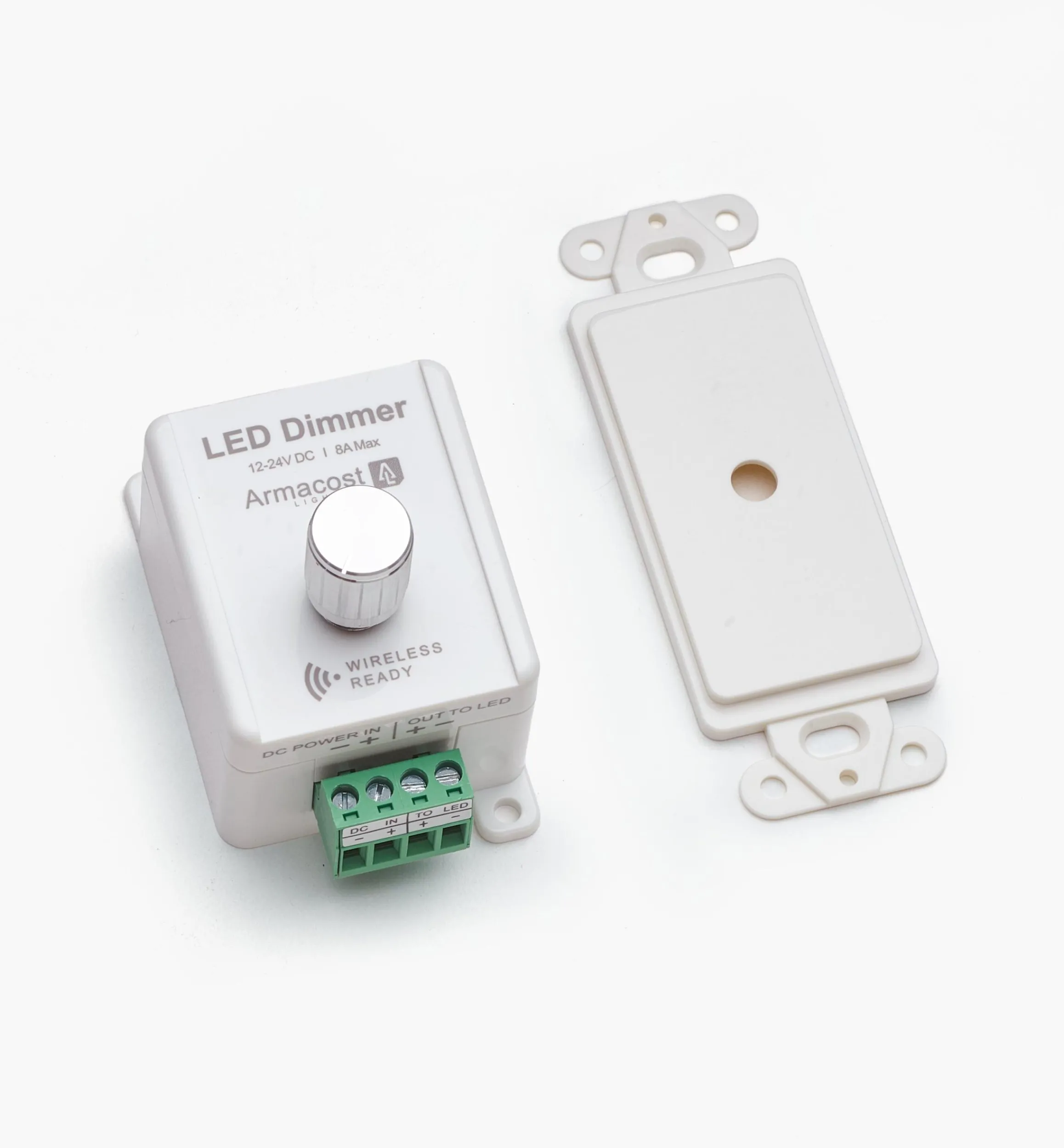 Lee Valley Lighting>Manual Dimmer Switch For White/Single-Color LED Lighting (Wireless Ready)