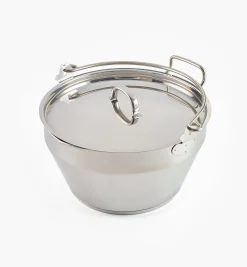 Lee Valley Cookware>Maslin Pan With Lid