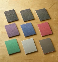 Lee Valley Supplies>Mirka 3" × 4" × 5mm Grip-Backed Sanding Sponges