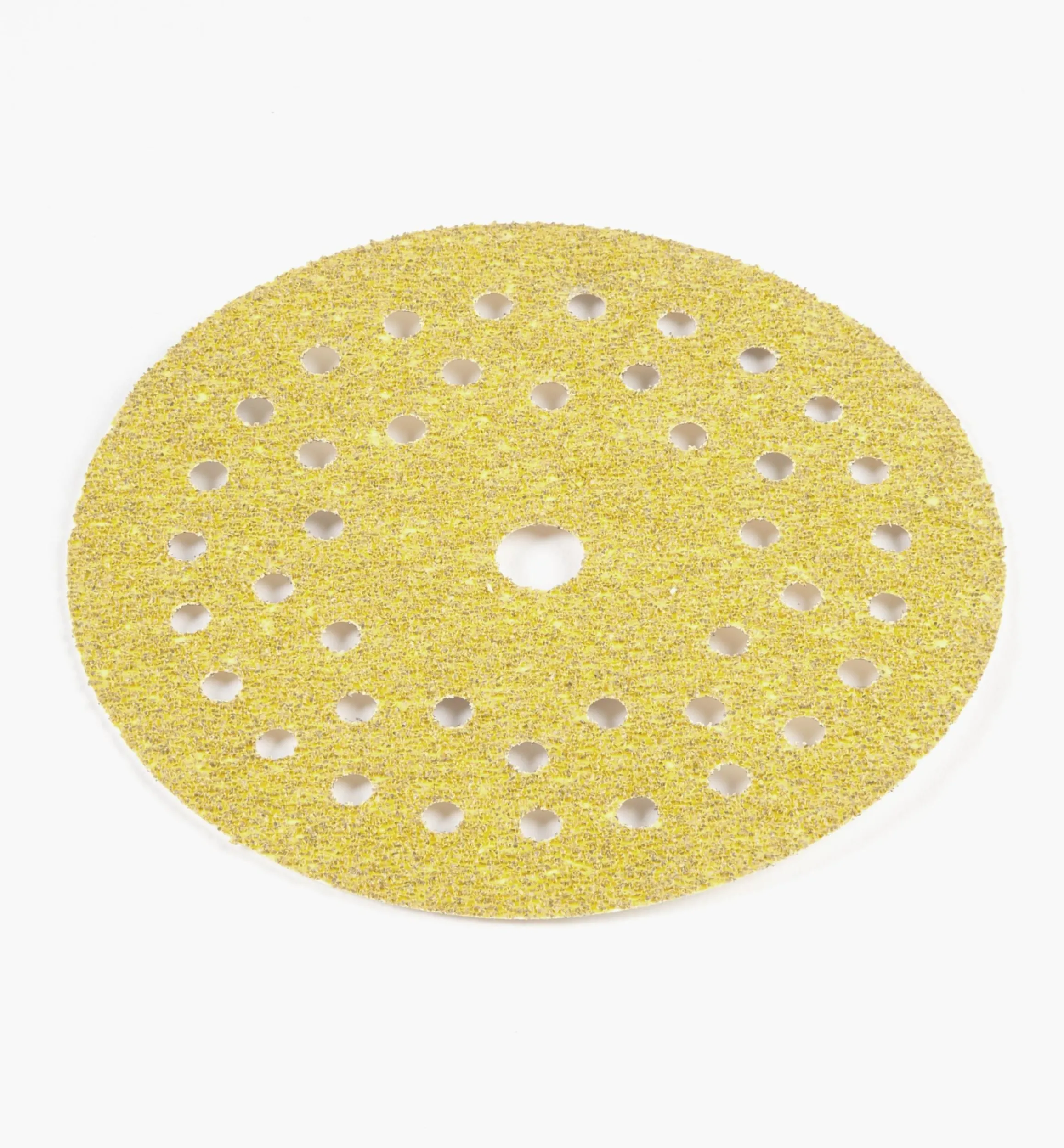 Lee Valley Supplies>Mirka 5" 42-Hole Gold Multifit Grip Discs