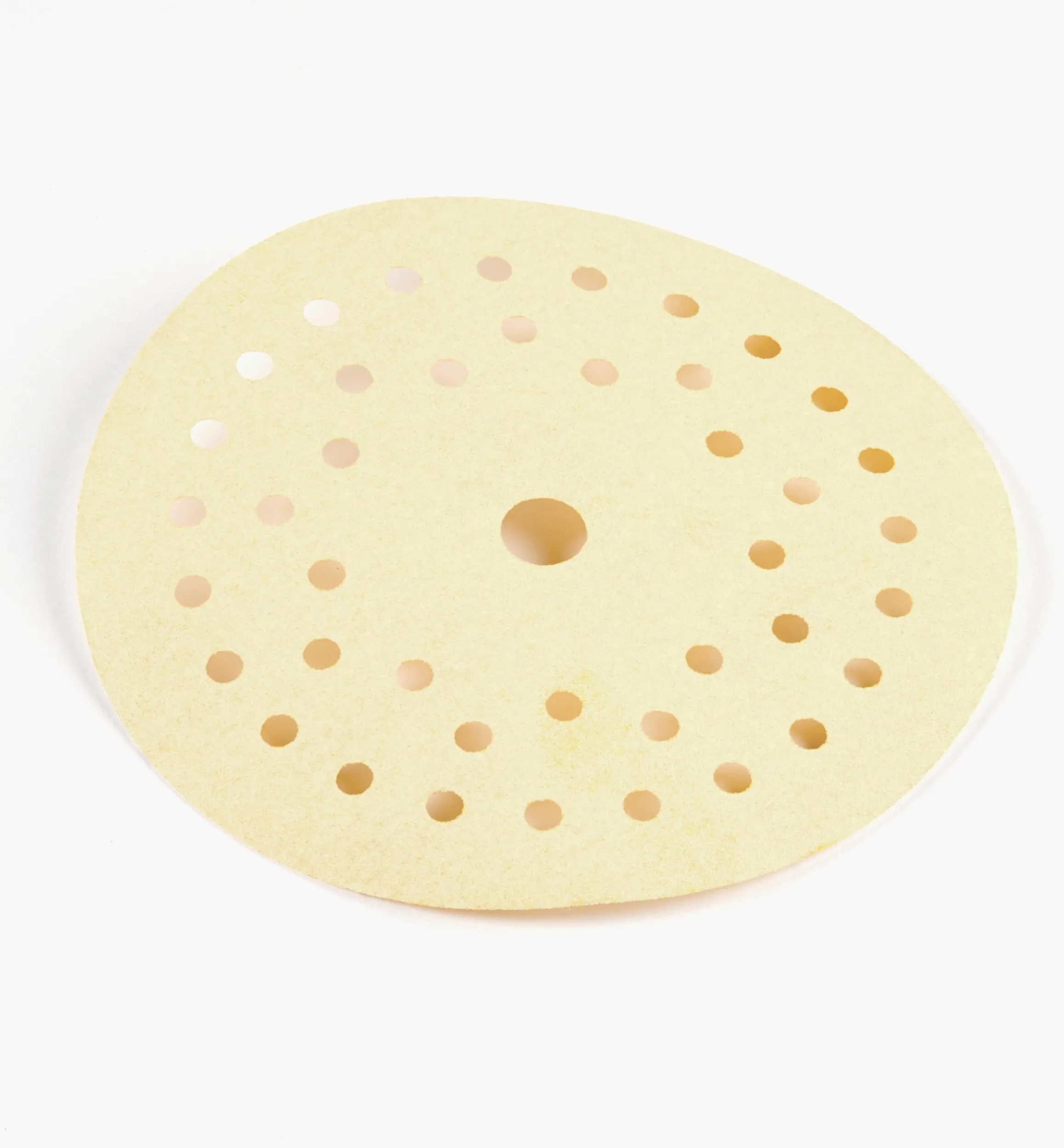 Lee Valley Supplies>Mirka 5" 42-Hole Gold Multifit Grip Discs