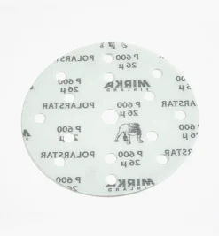 Lee Valley Supplies>Mirka 6" Polarstar 15-Hole Film-Backed Grip Discs