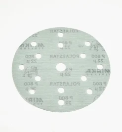 Lee Valley Supplies>Mirka 6" Polarstar 15-Hole Film-Backed Grip Discs
