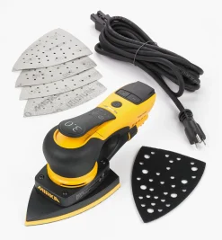 Lee Valley Power Tools>Mirka DEOS 4" × 6" × 6" Delta Sander, 3mm Orbit