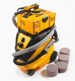 Lee Valley Power Tools>Mirka DEROS 6"/5mm Electric Sander & Dust Collector Kits