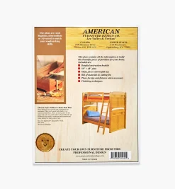 Lee Valley Plans>Mission-Style Children's Bunk Beds Plan