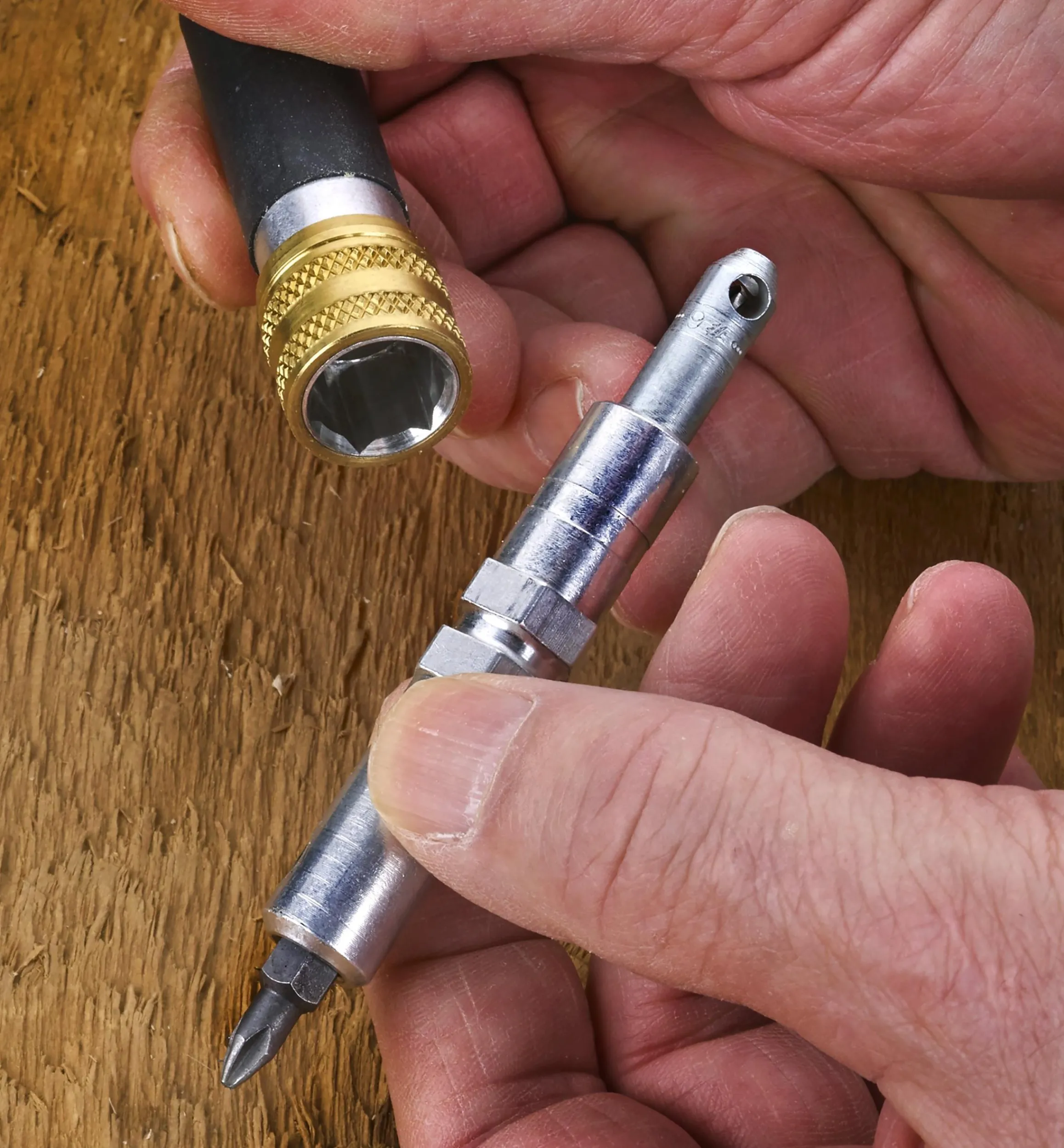 Lee Valley Power Tool Accessories>Montana Brand Self-Centering Drill & Driver Bit Set