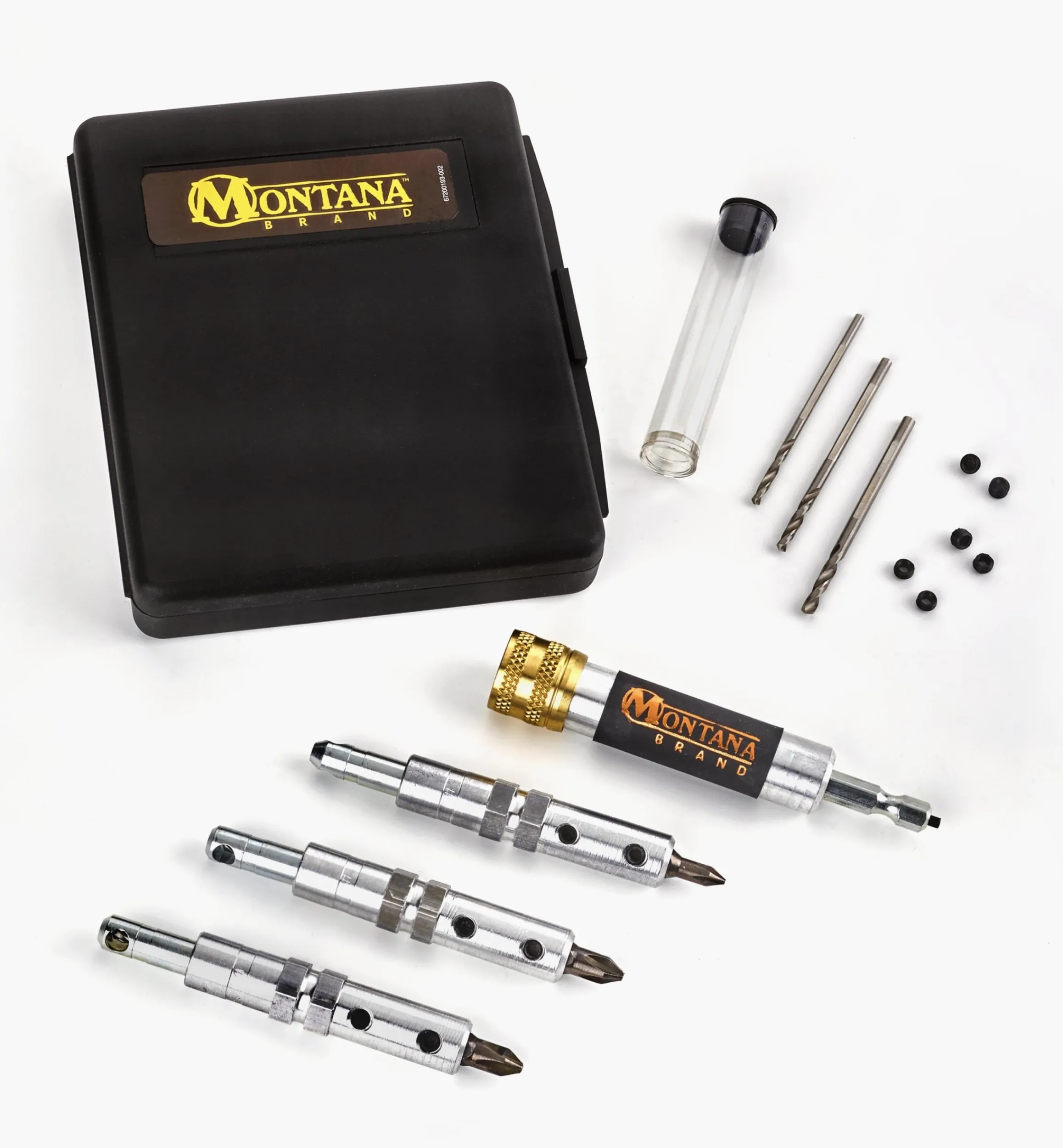 Lee Valley Power Tool Accessories>Montana Brand Self-Centering Drill & Driver Bit Set