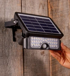 Lee Valley Hardscaping>Motion-Sensing Solar LED Floodlight