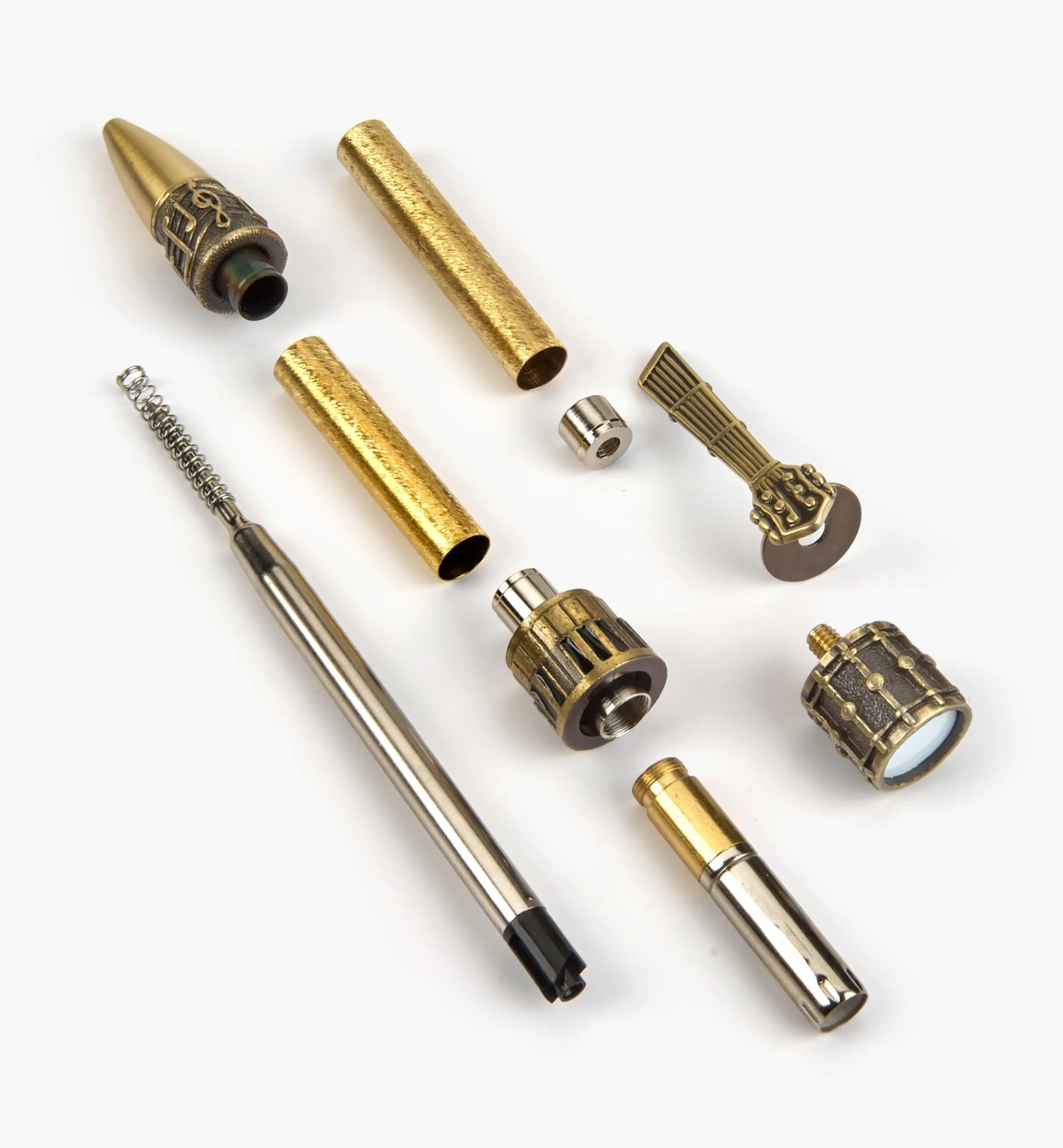 Lee Valley Project Supplies>Music Ballpoint Twist Pen Hardware