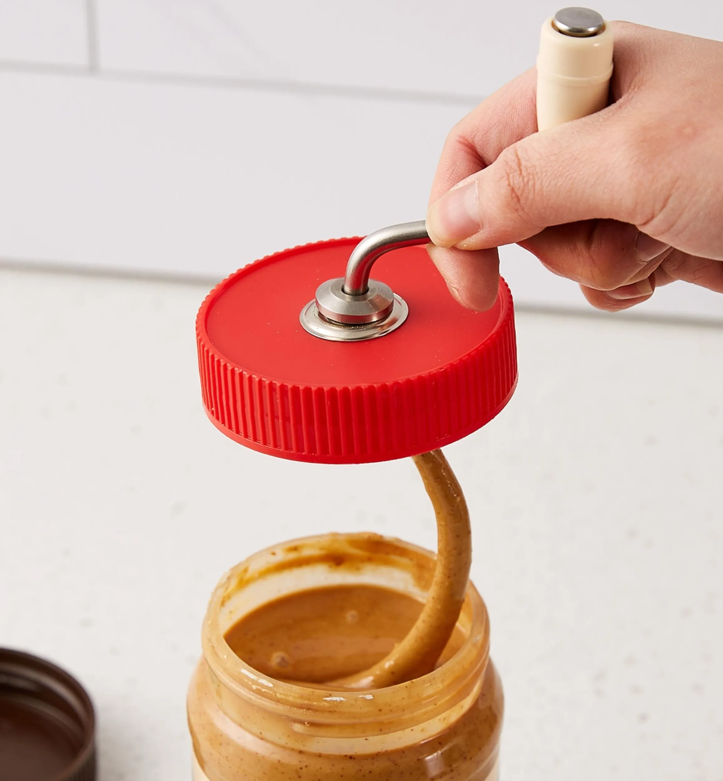 Lee Valley Mashers & Presses>Natural Nut Butter Mixer