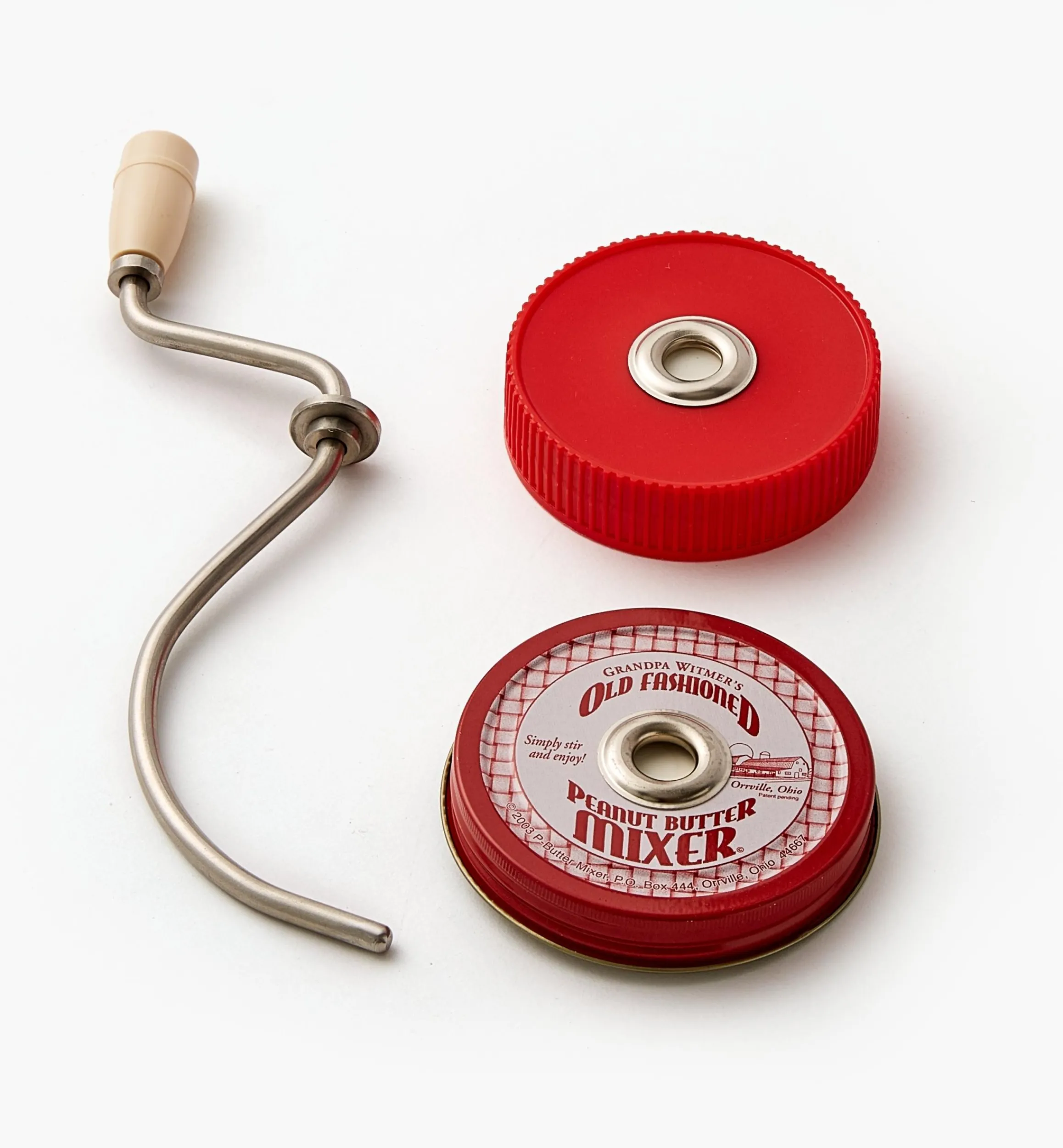 Lee Valley Mashers & Presses>Natural Nut Butter Mixer