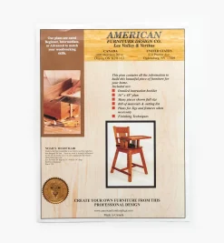 Lee Valley Plans>Noah's High Chair Plan