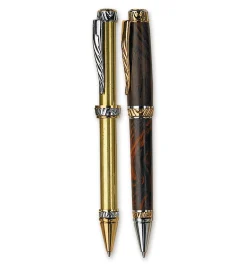 Lee Valley Project Supplies>Ornate Extra-Large Twist (Cigar) Pen Starter Set