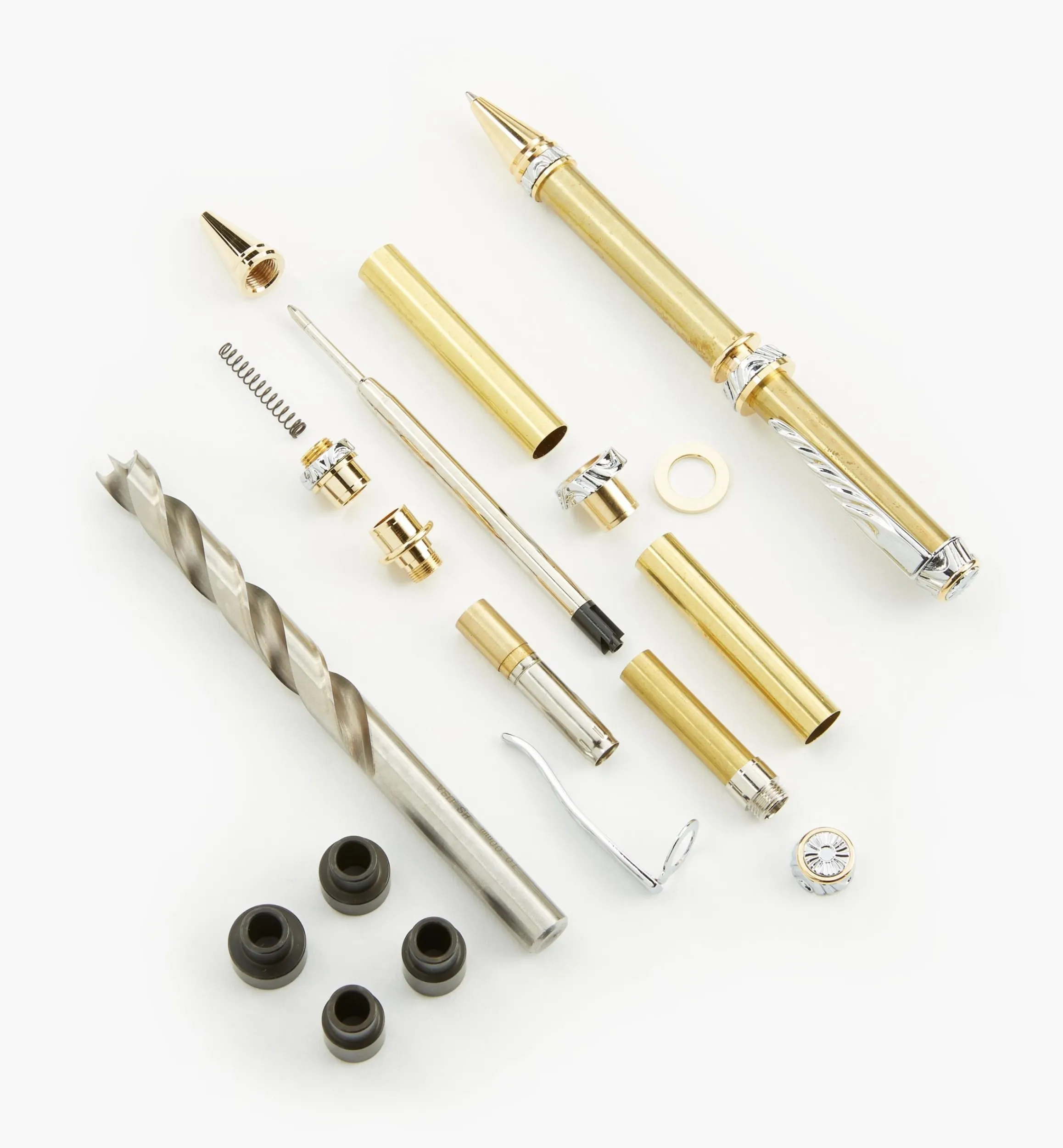Lee Valley Project Supplies>Ornate Extra-Large Twist (Cigar) Pen Starter Set