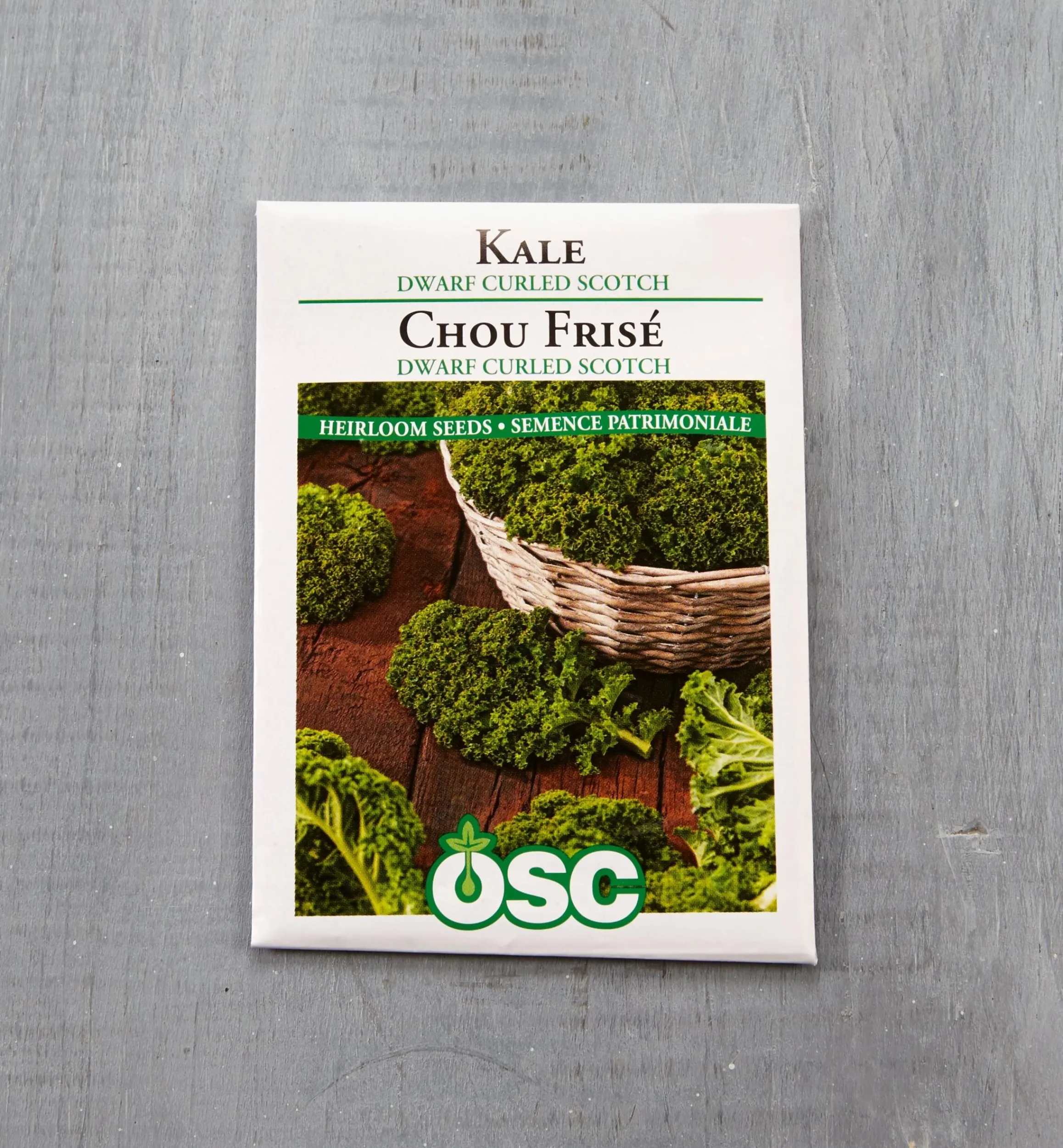 Lee Valley Seed Starting>OSC Kale Seed Packet