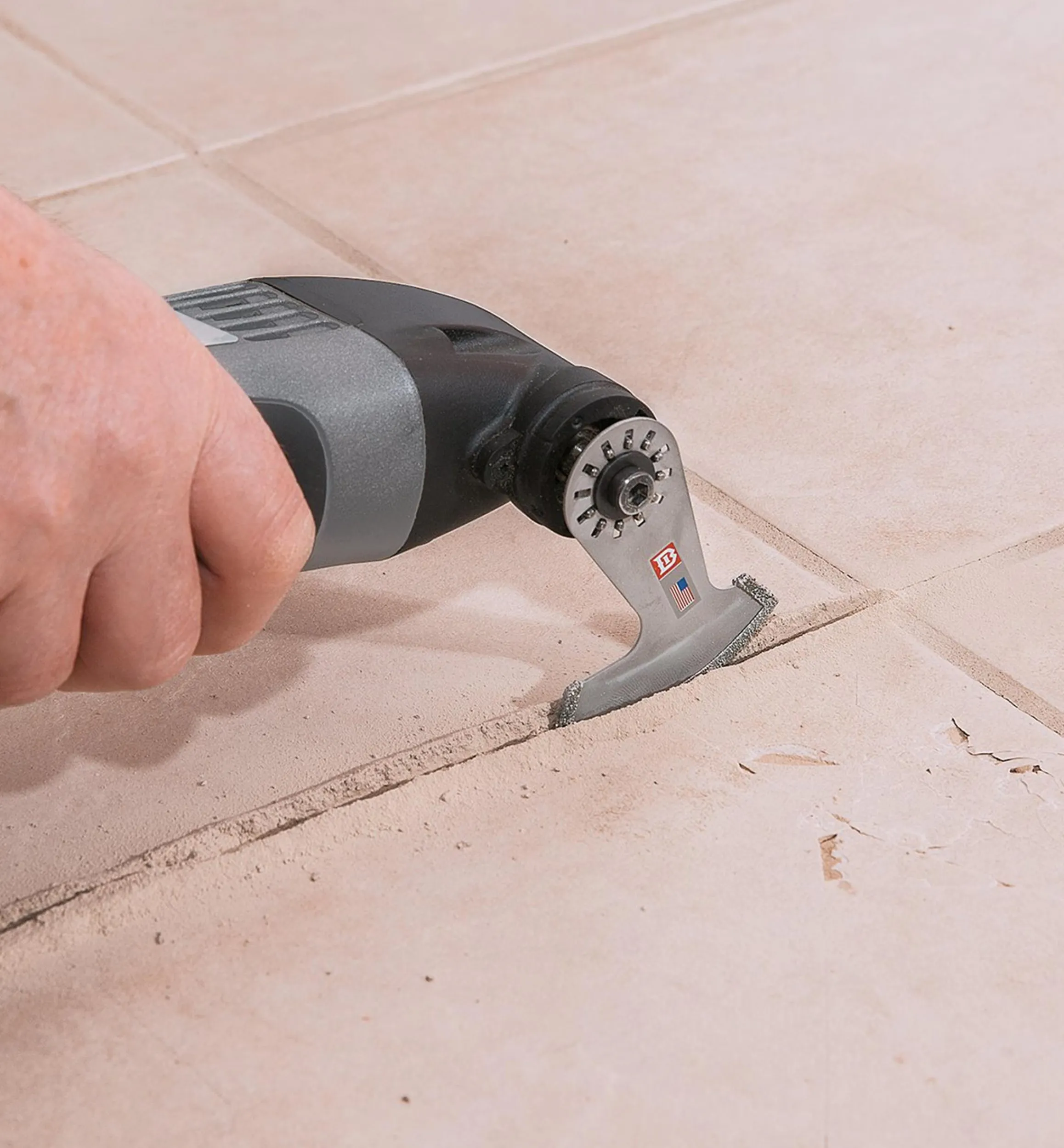Lee Valley Power Tool Accessories>Oscillating Multi-Tool Grout Cutter By Imperial Blades