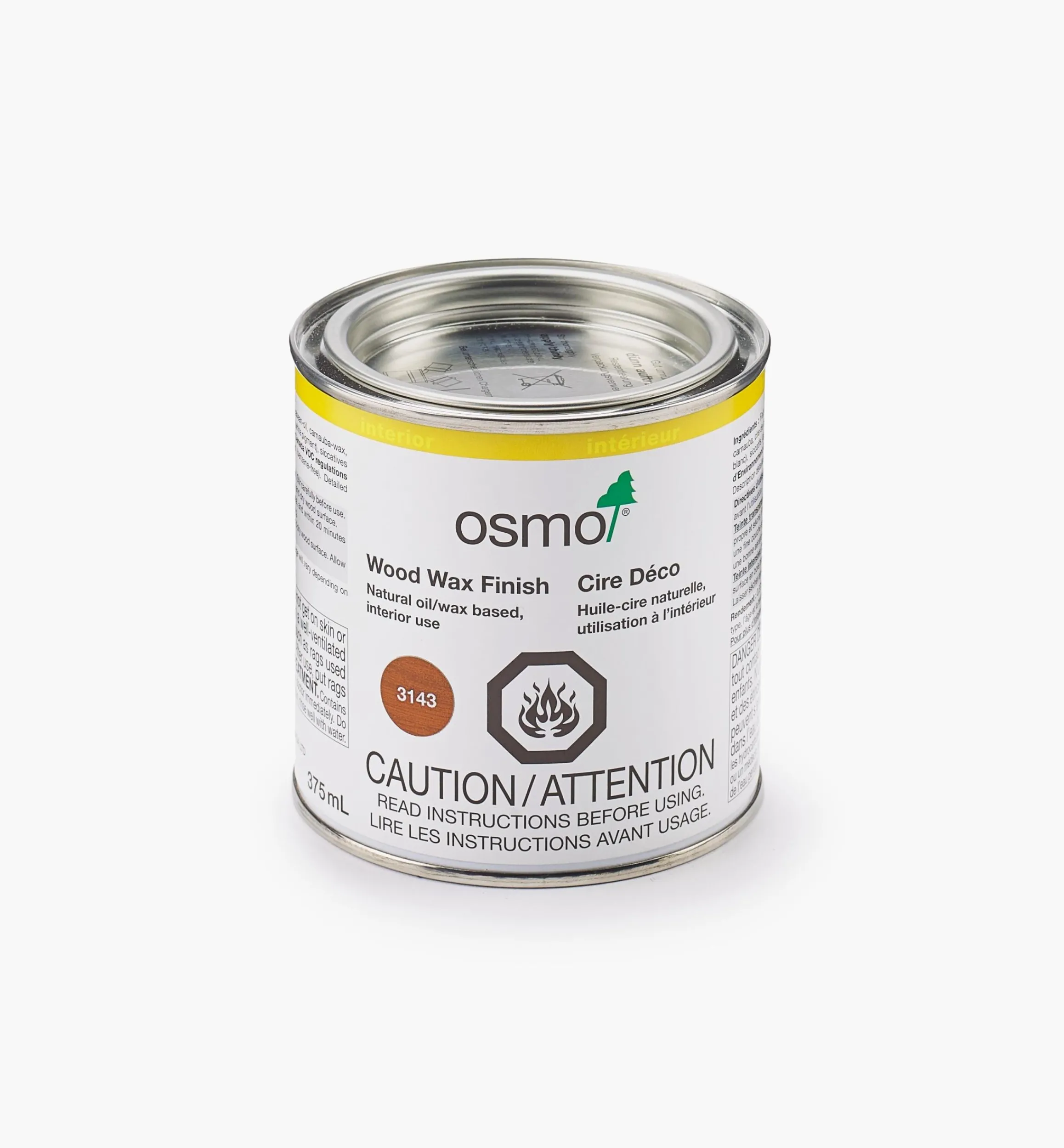 Lee Valley Supplies>Osmo Cognac Wood Wax Finish