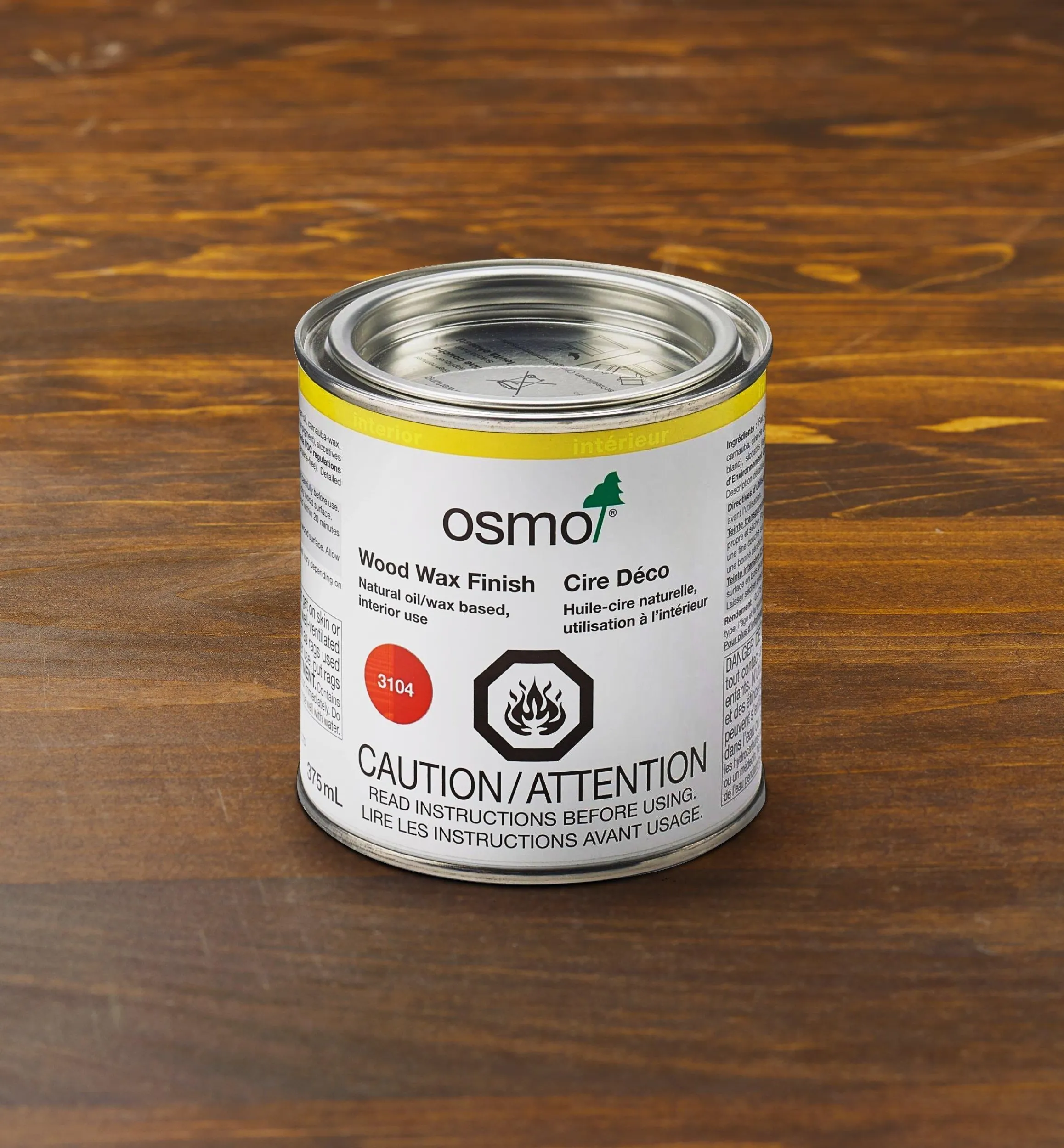 Lee Valley Supplies>Osmo Red Wood Wax Intensive Finish