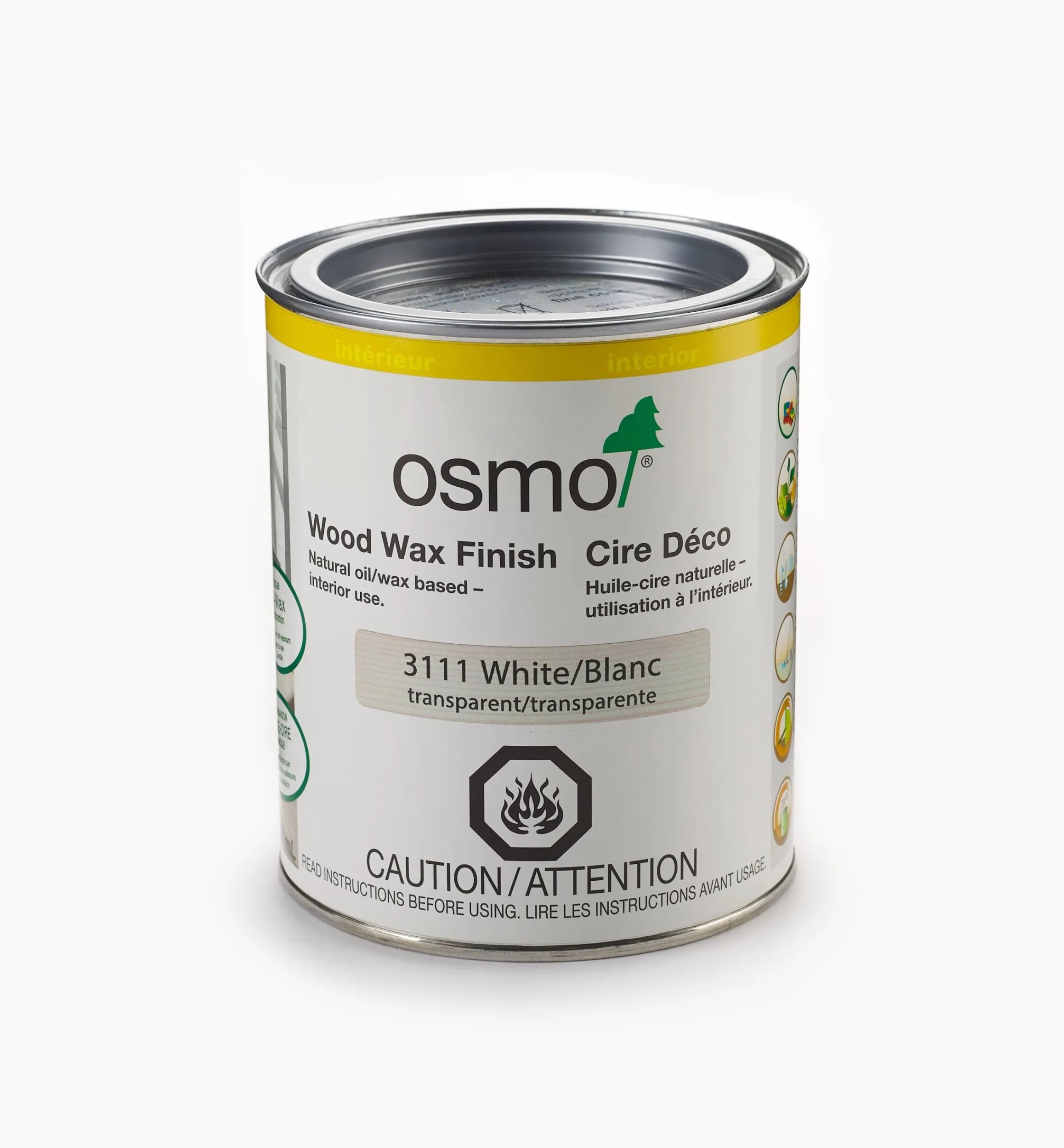 Lee Valley Supplies>Osmo White Wood Wax