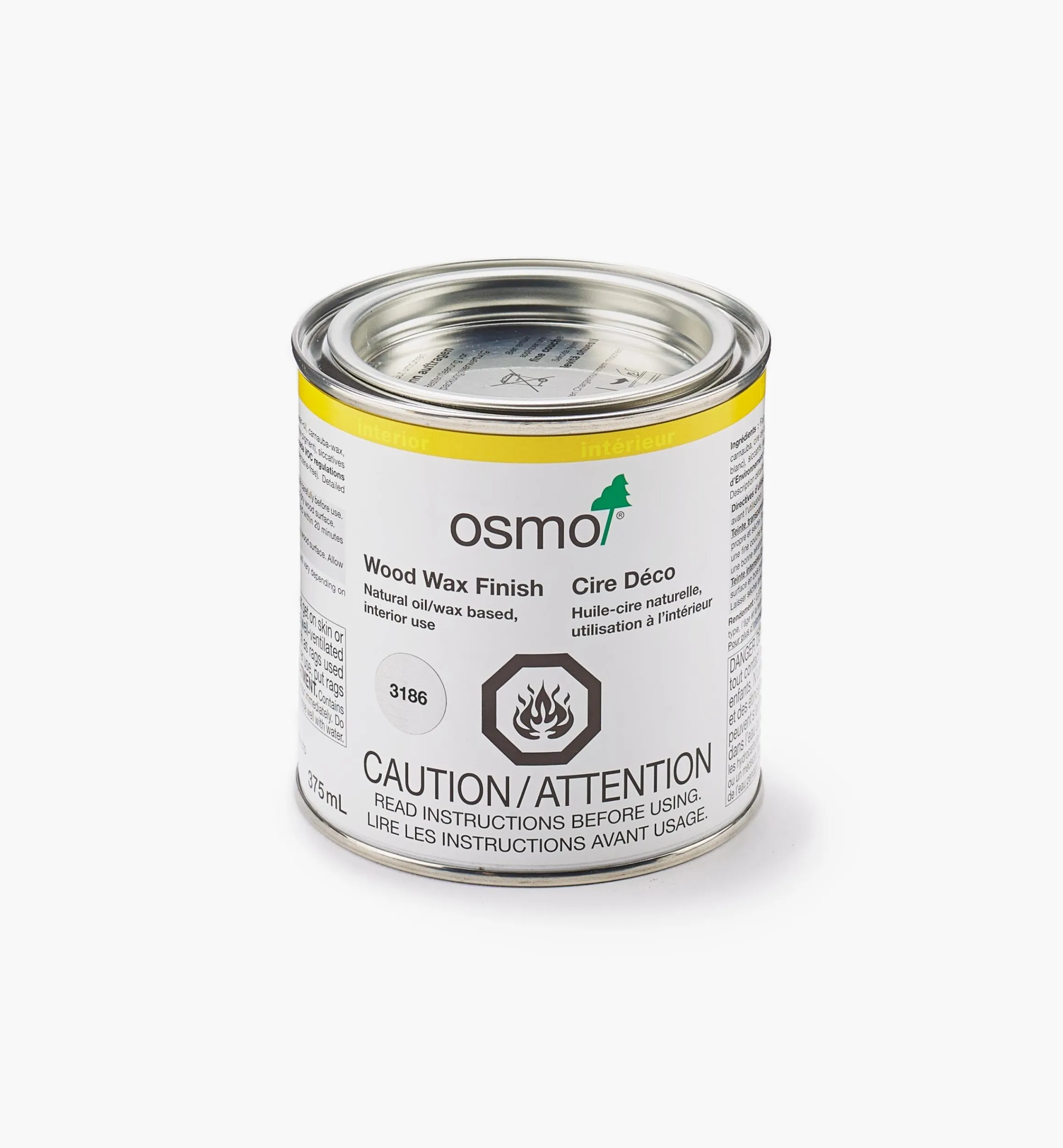 Lee Valley Supplies>Osmo White Wood Wax Intensive Finish