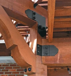 Lee Valley Outdoor Hardware>Ozco Inside 45° Flush-Mount Plates