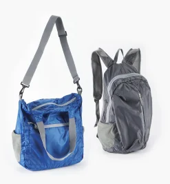Lee Valley Travel>Packable Backpack & Shoulder Bag Set