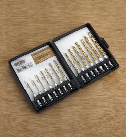 Lee Valley Power Tool Accessories>14-Pc. Hex-Shank Twist Bit Set