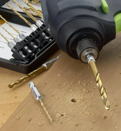 Lee Valley Power Tool Accessories>14-Pc. Hex-Shank Twist Bit Set