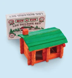 Lee Valley Toys & Games>37-Pc. Log Building Set