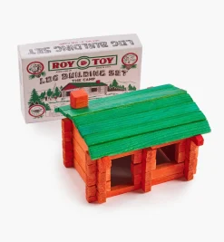 Lee Valley Toys & Games>37-Pc. Log Building Set