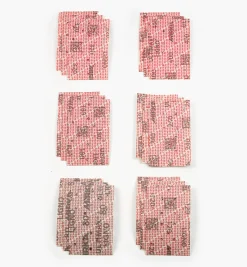 Lee Valley Supplies>18-Pc. Sample Pack Of 3" × 5" Mirka Ultimax Ligno Grip Sheets