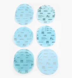 Lee Valley Supplies>18-Pc. Sample Pack Of Mirka 5" Fine Galaxy Grip Discs