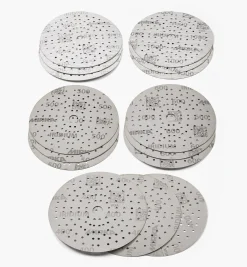 Lee Valley Supplies>15-Pc. Sample Pack Of Mirka 6" Fine 121-Hole Iridium Grip Discs