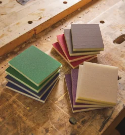 Lee Valley Supplies>12-Pc. Sample Pack Of Mirka Double-Sided Sponge Sheets