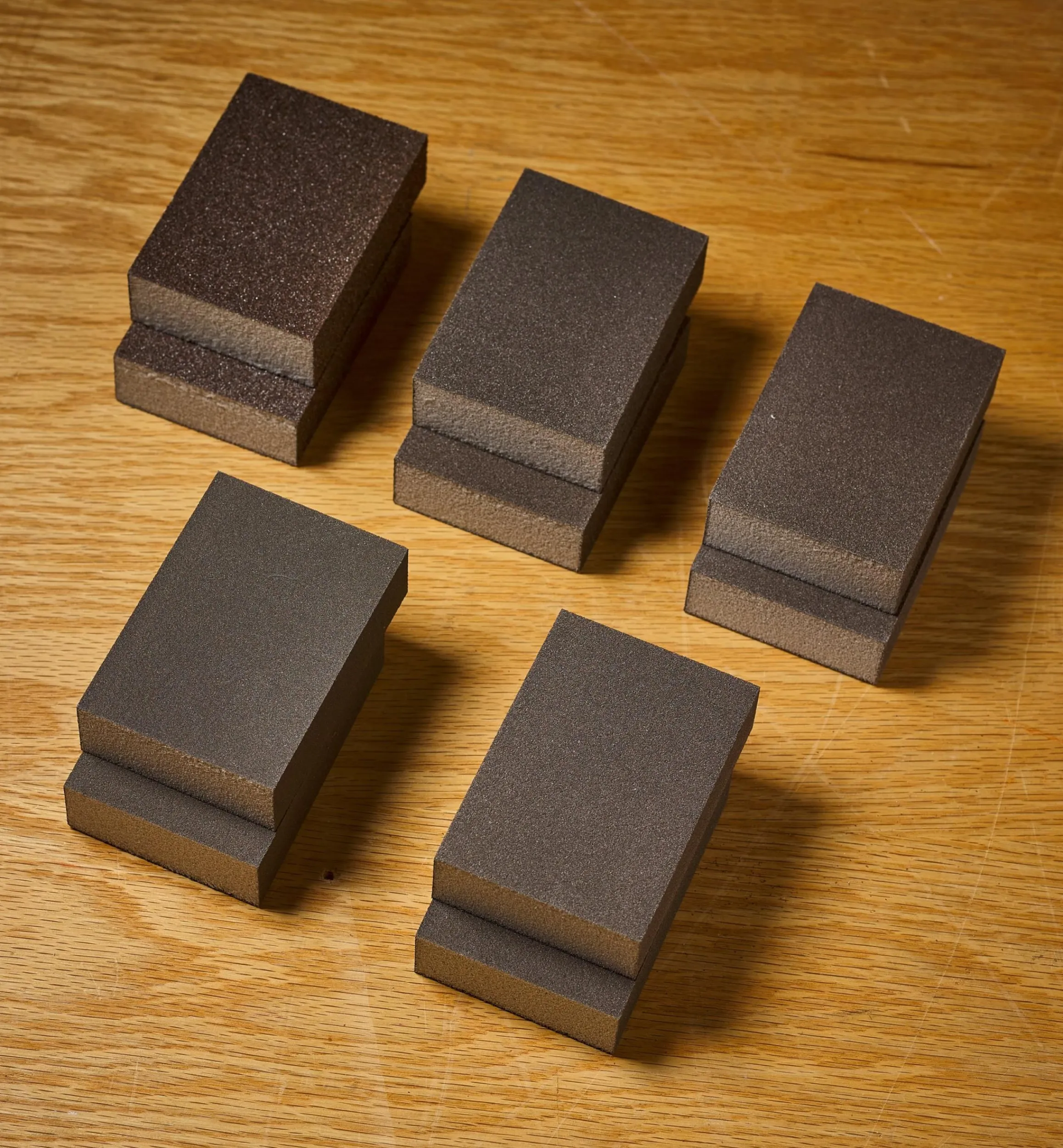 Lee Valley Supplies>10-Pc. Sample Pack Of Mirka Four-Sided Abrasive Sponges