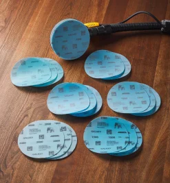 Lee Valley Supplies>18-Pc. Sample Pack Of Mirka Fine 6" Galaxy Grip Discs