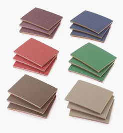 Lee Valley Supplies>18-Pc. Sample Pack Of Mirka HD 3" × 4" × 5mm Grip Abrasive Sponges