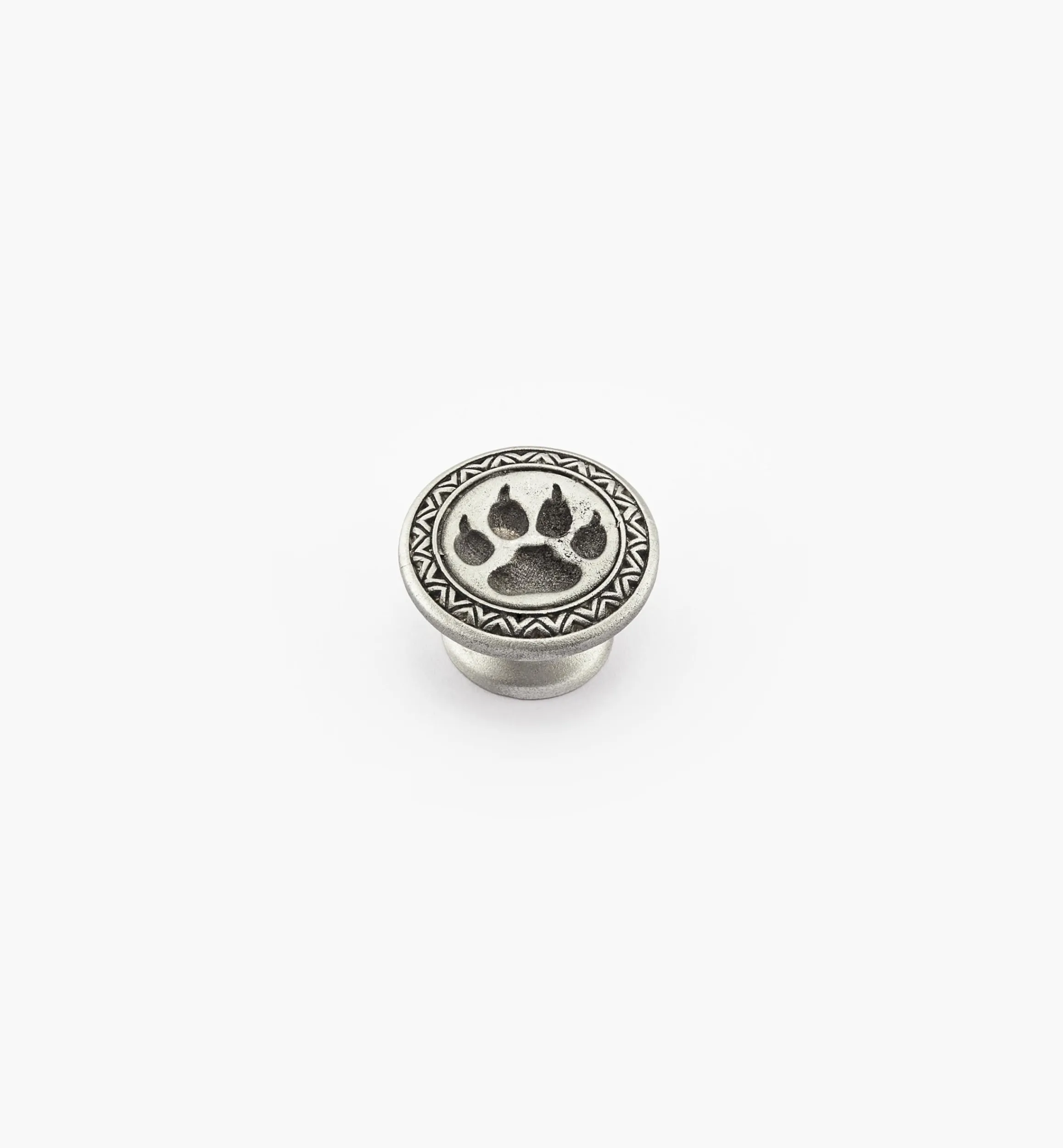 Lee Valley Knobs>Pewter Wolf Paw Knob